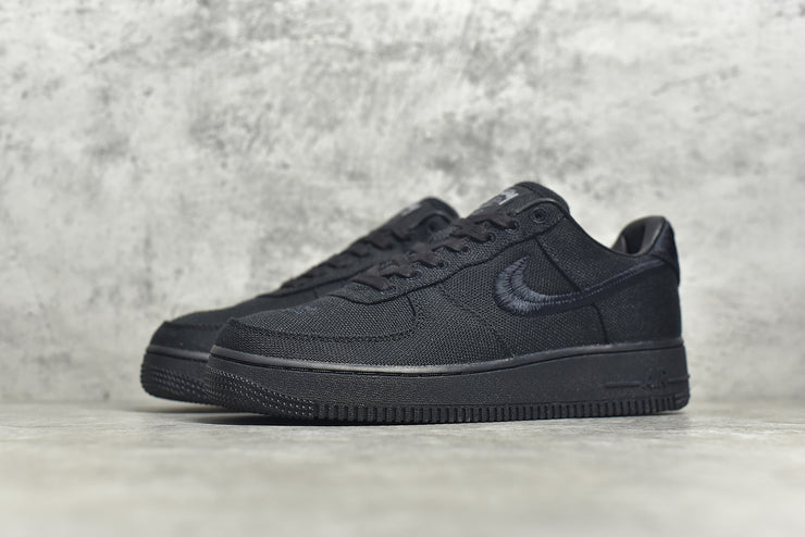 Stussy x AF1 Low “Triple Black”