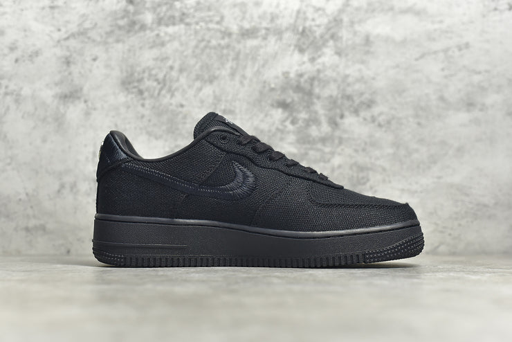 Stussy x AF1 Low “Triple Black”