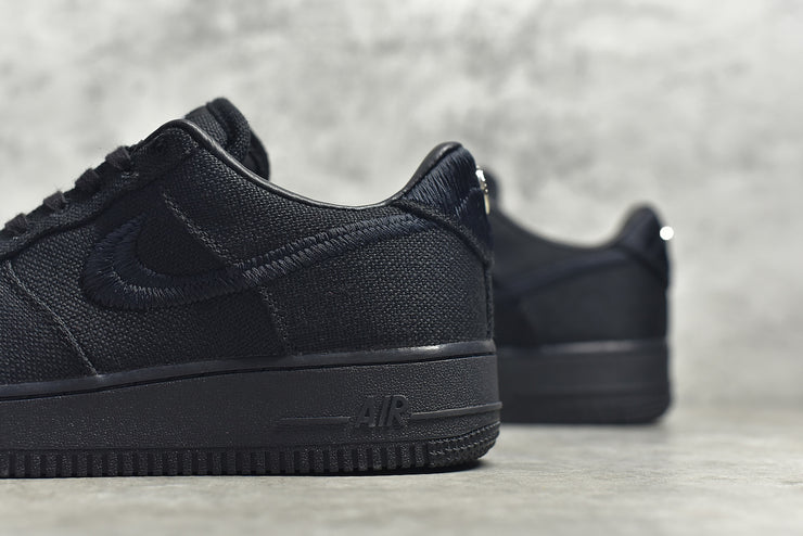 Stussy x AF1 Low “Triple Black”