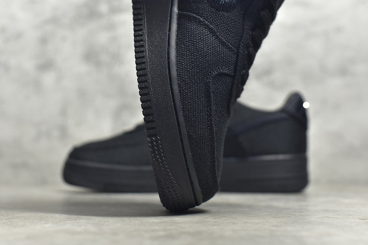 Stussy x AF1 Low “Triple Black”