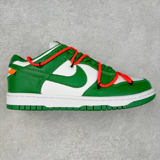 Tênis Dunk Low x Off-White Pine Green Verde