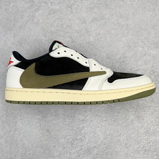 Tênis Air Jordan 1 Wmns Retro Low OG 'Olive' x Travis Scott