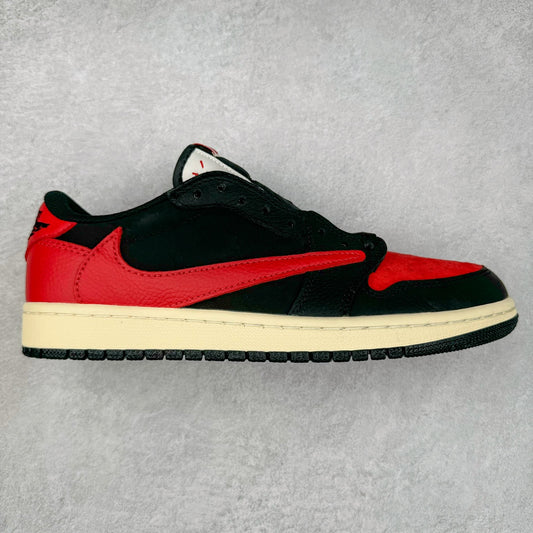 Tênis Air Jordan 1 Low OG Bred x Travis Scott