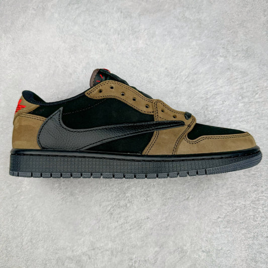 Tênis Air Jordan 1 Low OG Velvet Brown x Travis Scott