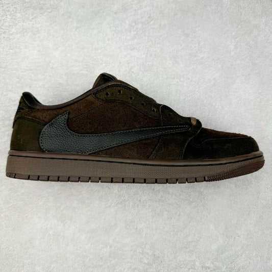 Tênis Air Jordan 1 Low OG Velvet Brown x Travis Scott